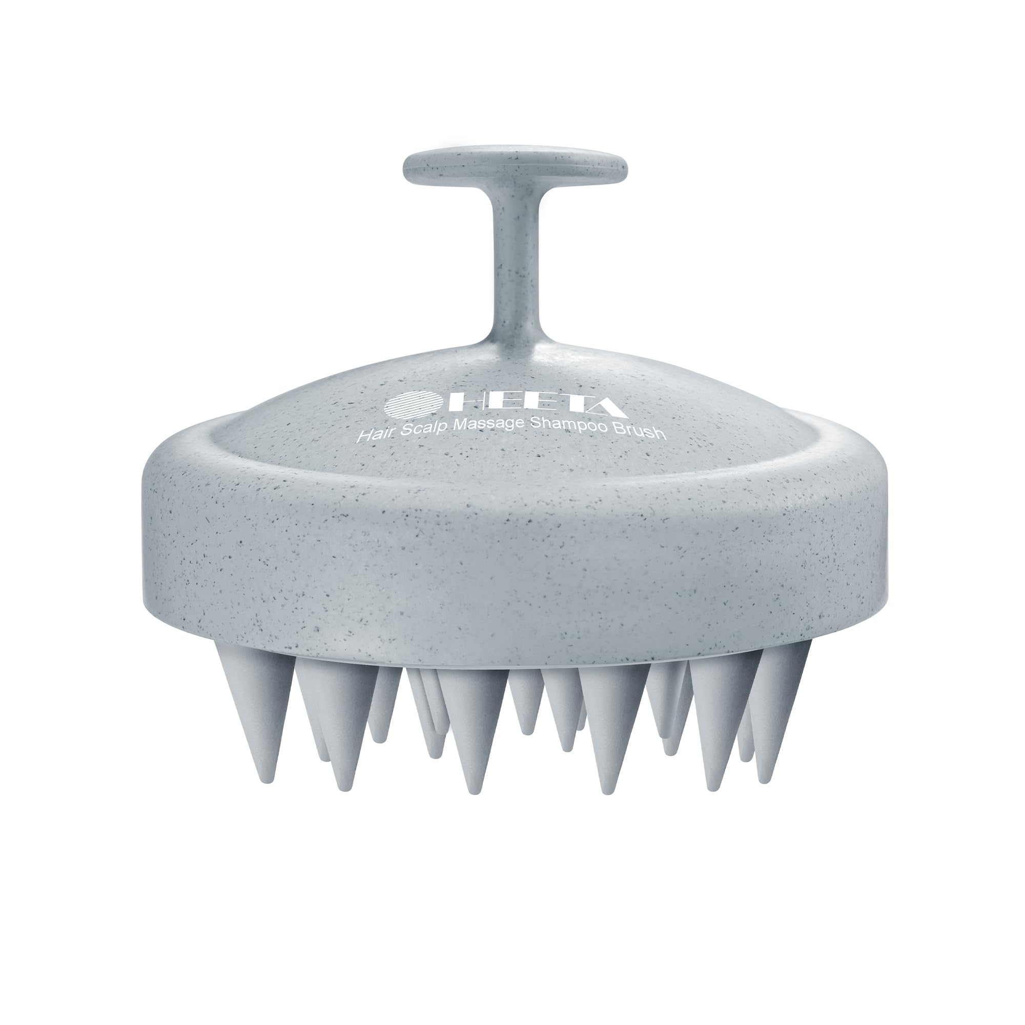 HEETA Scalp Massager Hair Growth, Soft Silicone Scalp Scrubber Shampoo Brush for Exfoliation, Dandruff Removal & Head Massage Stress Relax, Wet & Dry