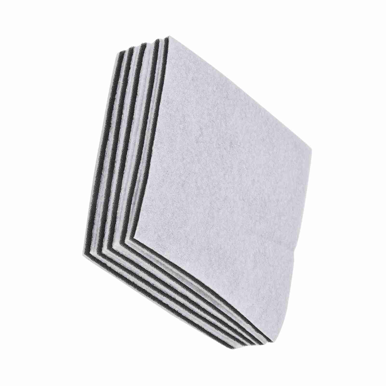 Garosa 5pcs 150 * 150mm Universal Vacuum Filter Replacement Pre-Motor Foam Filter Post-Motor Cleaner for Vacuum Cleaner Systems