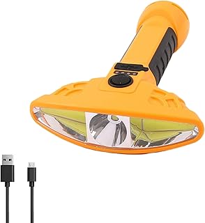 LED Rechargeable Magnetic Worklight Flashlight,Vagocom Portable Tool Powerful Inspection Lamp Trouble Light Battery Powered Torch for Mechanic,Camping,Grill,BBQ,Emergency,Automotive,Dad Him Gift