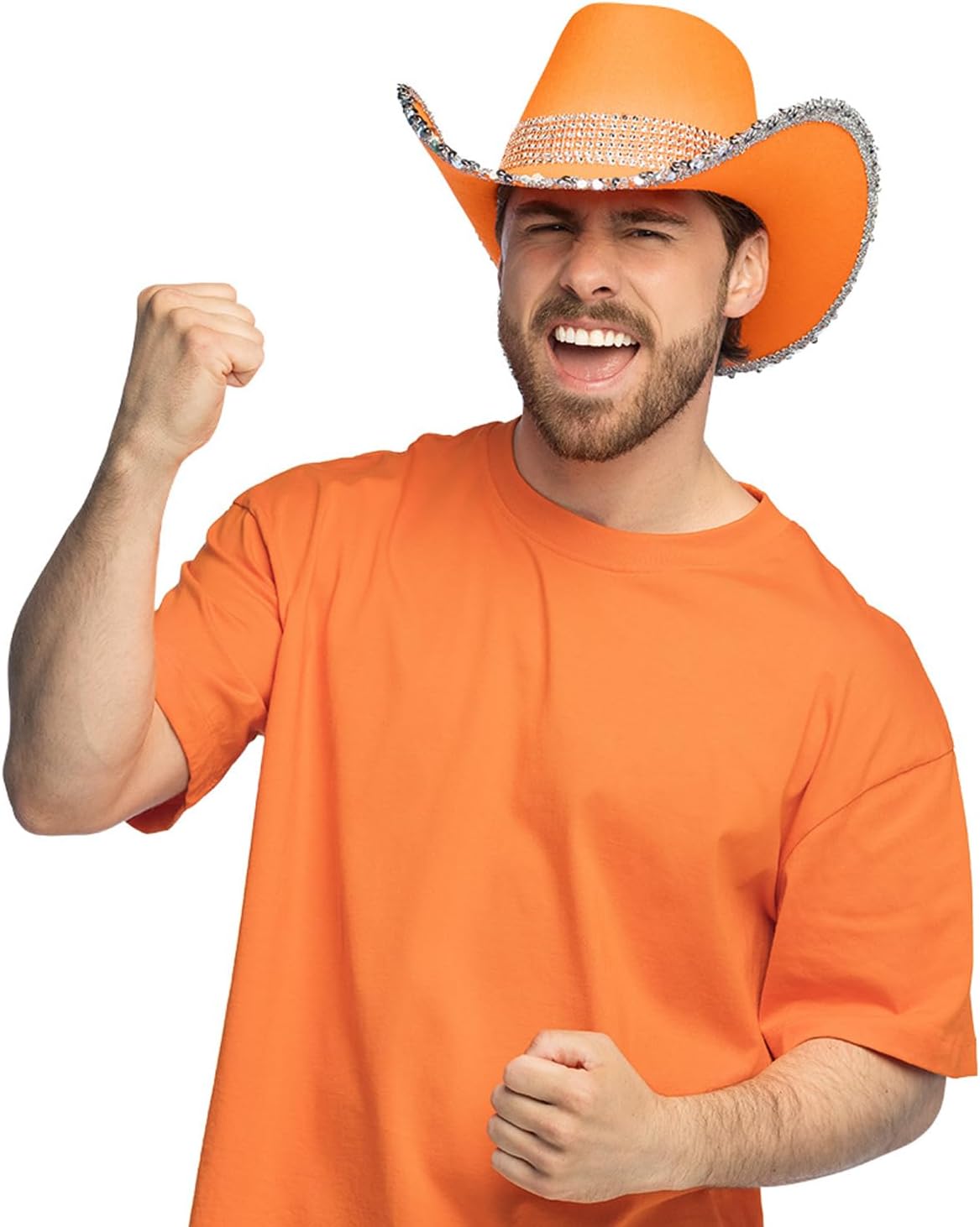 Boland Spark Sequin Cowboy Hat Western Hat for Theme Party Carnival Accessories Fancy Dress Costumes JGA Festival