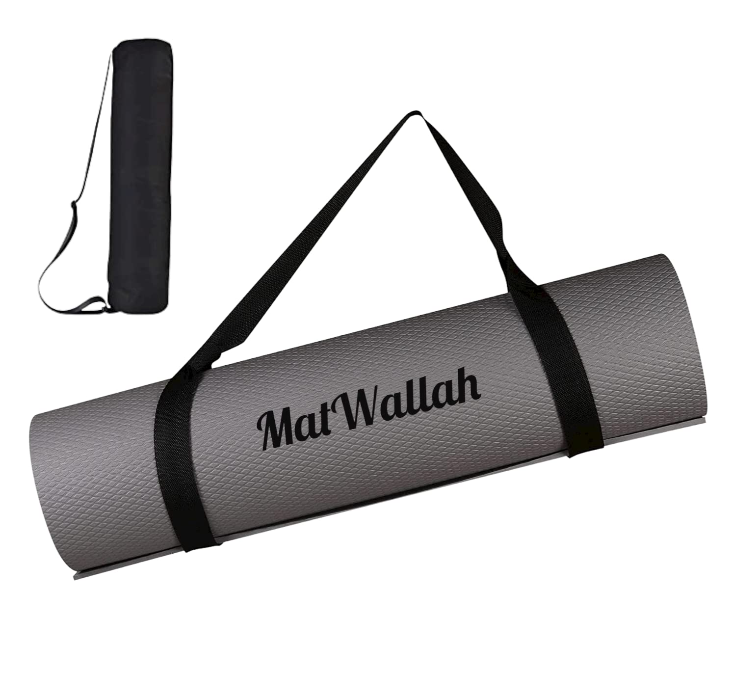 MatWallah 100 EVA Eco Friendly Yoga Mat and Exercise Mat with Cover