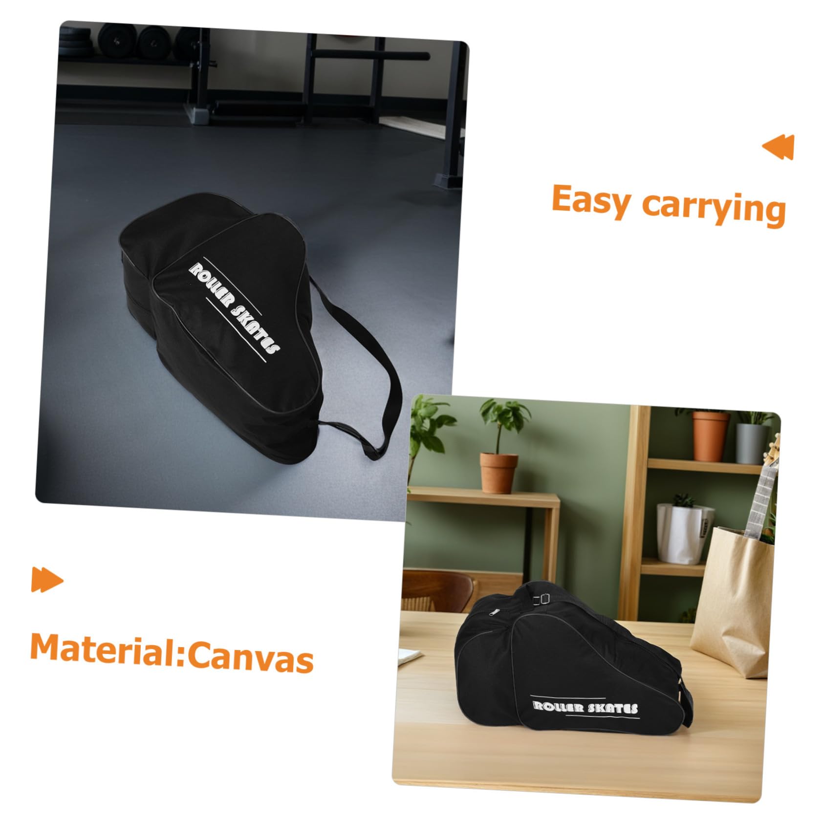 UPKOCH 2 Pezzi Borsa Per A Rotelle Zaino Borsa Per Pattinaggio Sul Ghiaccio Da Hockey Su Ghiaccio Riporre Le Scarpe Da Pattinaggio Borse Per