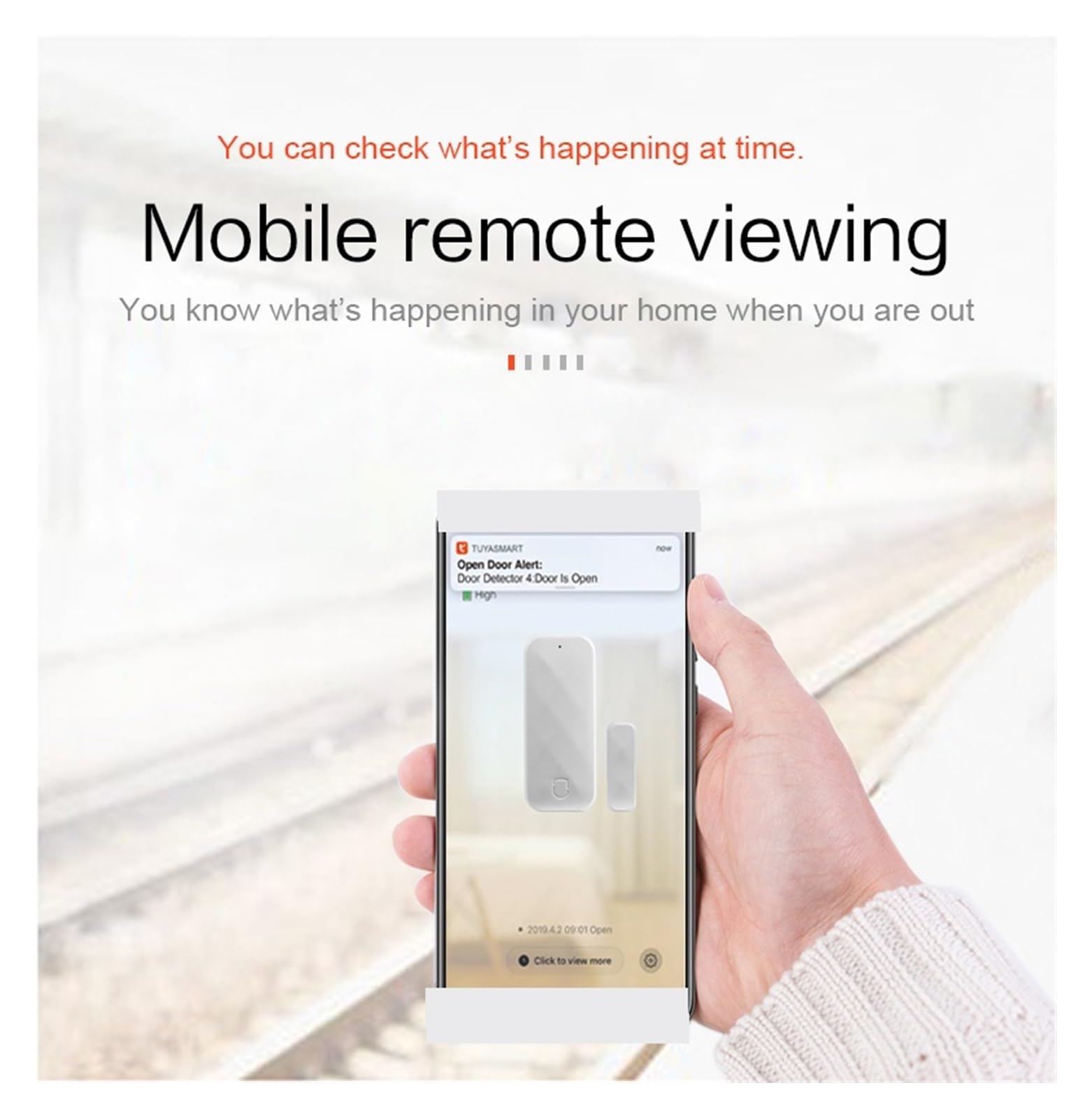 Alarma Inteligente Inalámbrica 2,4G Puerta Ventana Detectores De Sensor Abierto/cerrado Hogar Seguridad Control Por Aplicación para Apartamento