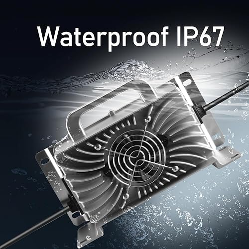Miniatura 2 de Abakoo Cargador de batería para carrito de golf de 36V 15A RXV para Ez-Go EZgo TXT con conector RXV de 3 puntas, impermeable IP67