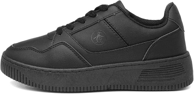 Penguin Boys Squadron Junior Casual Trainers Sneakers Black 2