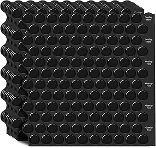 WalDecoo Penny Round Tile Peel and Stick Backsplash, 12"×12" Black Peel and Stick Tile Backsplash, Super Strong Adhesion, Stick on Backsplash for Kitchen and Bathroom（10Tiles）