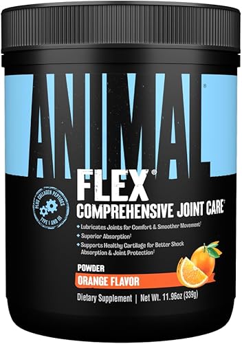 Miniatura 7 de Animal Flex - Suplemento completo para articulaciones de colágeno y glucosamina condroitina reparación y restauración cereza 30 cucharadas