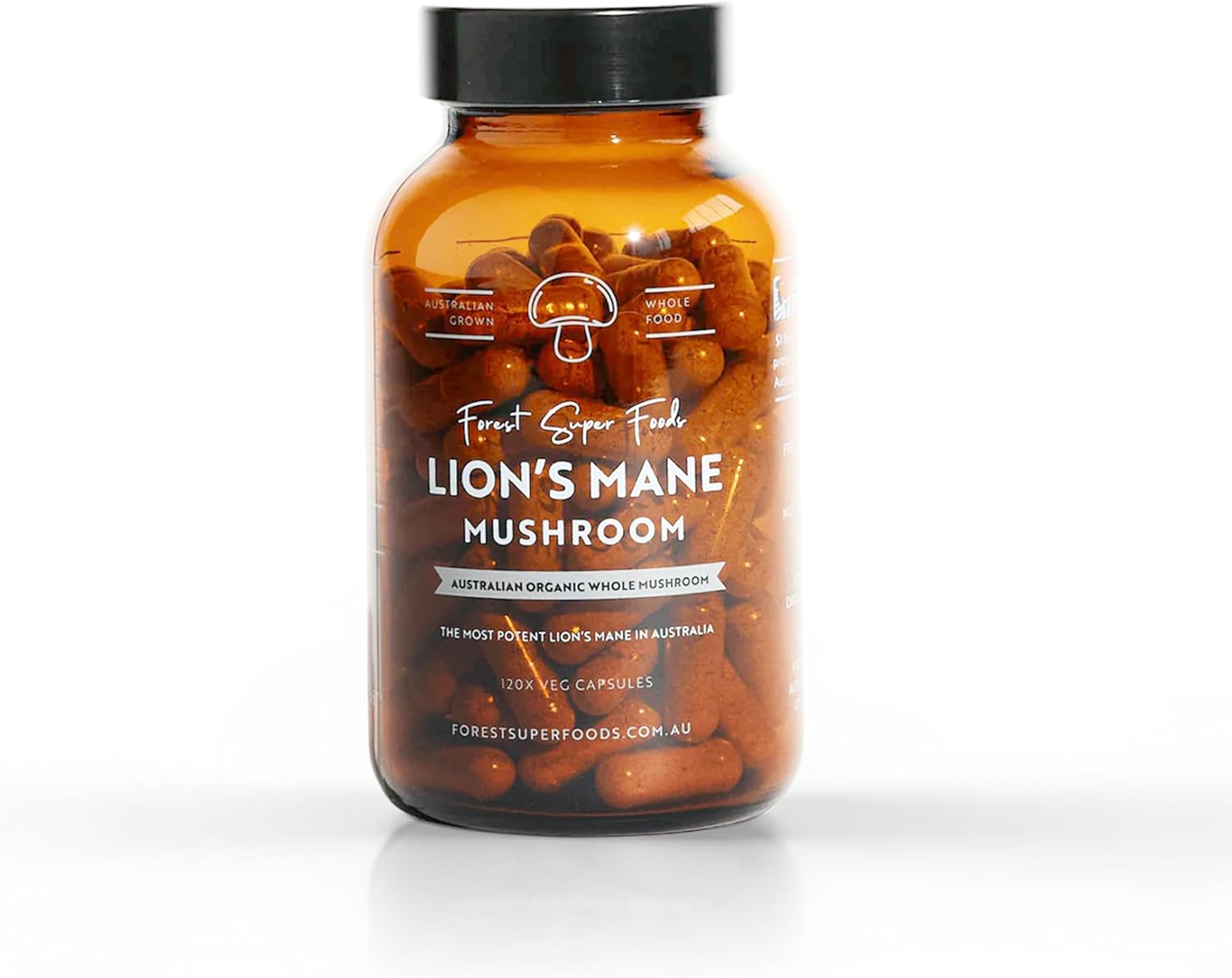 Lion’s Mane Mushroom Capsules | Australian Grown | Wh96 Words 697 charactersole Food | Full Spectrum | Freeze-Dried | 120 Capsules