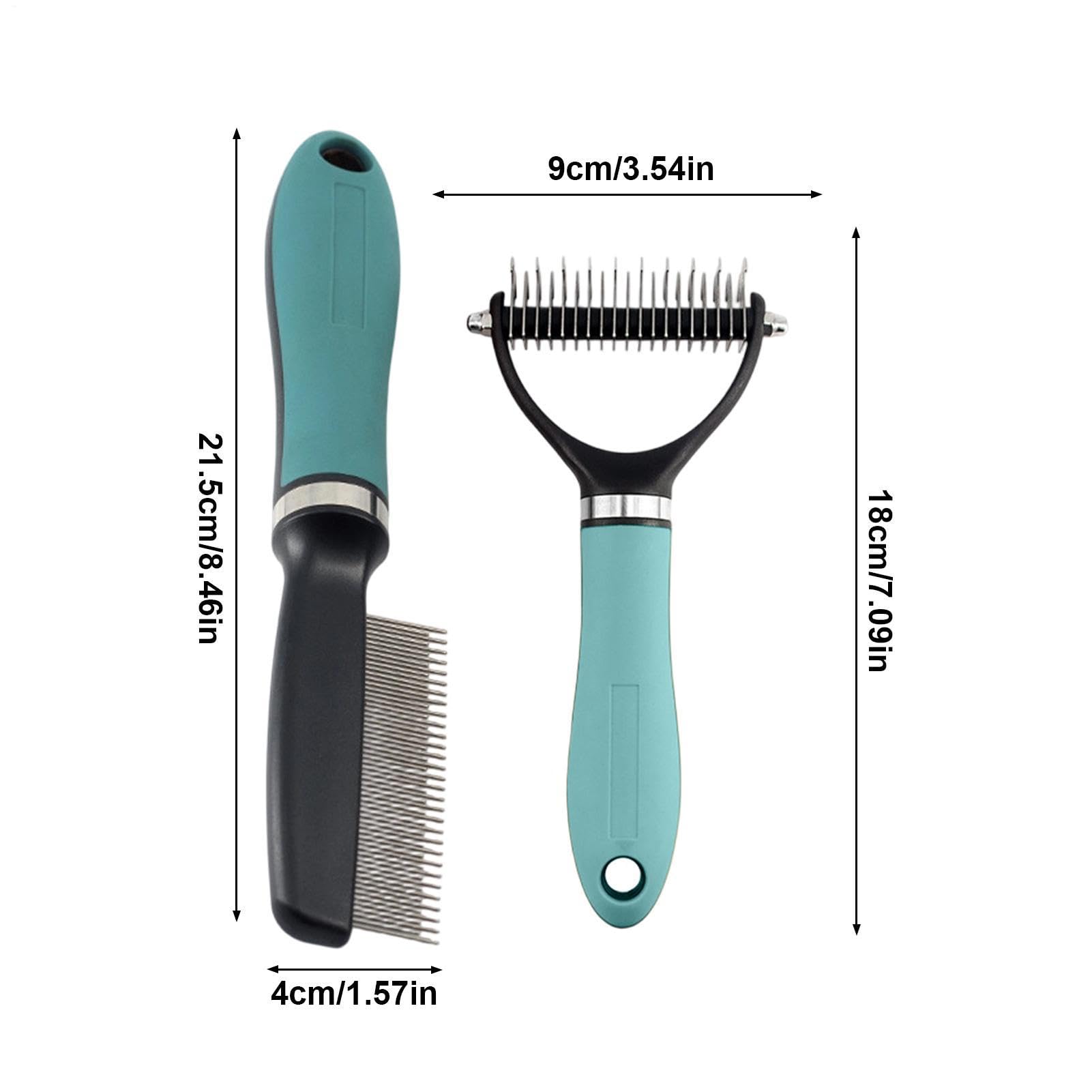 Brosse anti-chute pour chien à poils courts Démêlante et auto-nettoyante à | Kit brosse anti-chute pour chat Pour chats, lapins et animaux à poils longs et courts