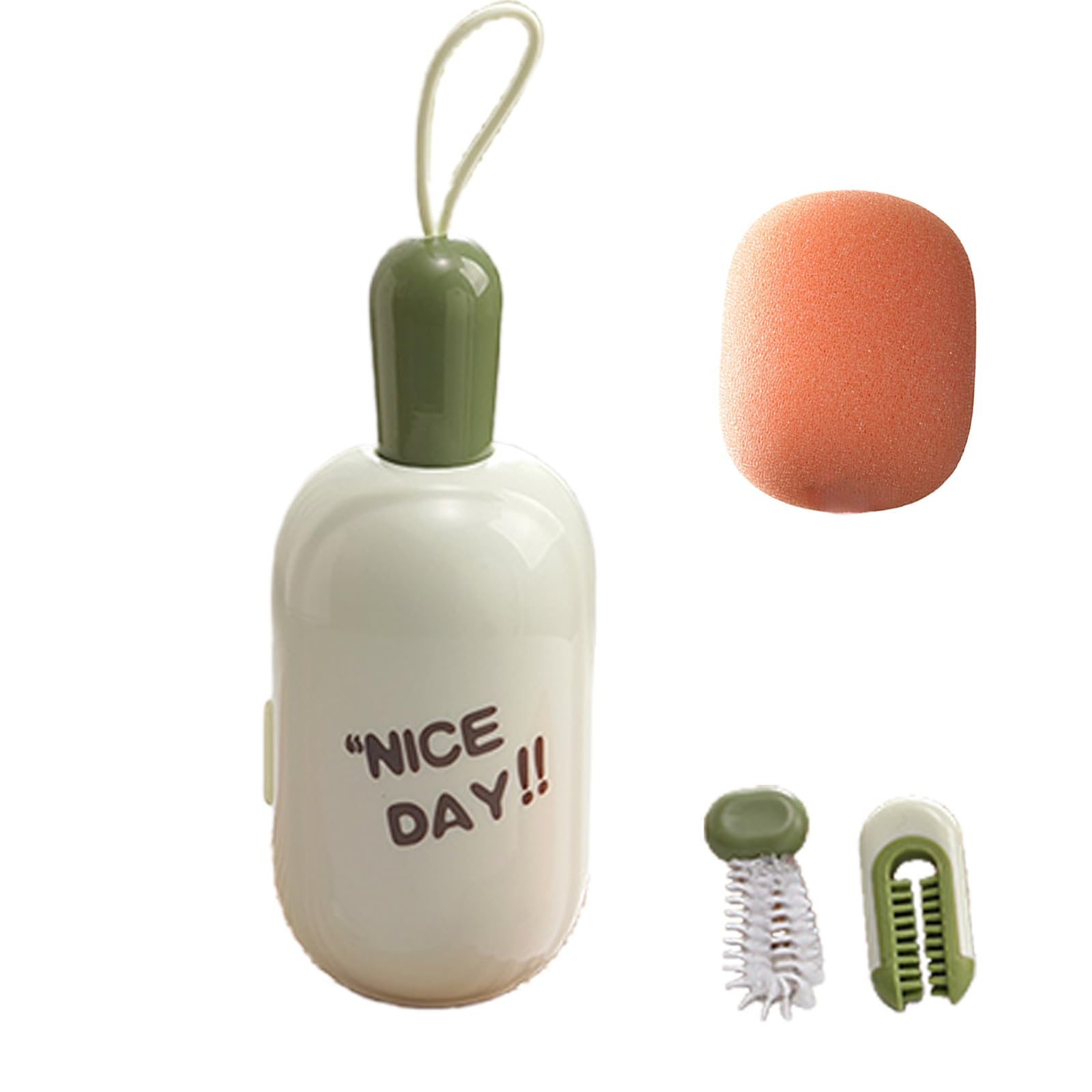 Telescoping Bottle Brush with Storage Box for Camping and Home Use on Hard to Reach Containers Cup Cleaning Tool Cup Cleaning Brush