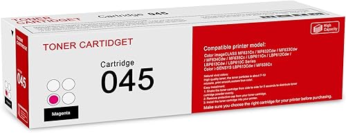 Paquete de 1 cartucho de tóner magenta 045 1240C001 compatible CRG045 repuesto para Canon Color imageCLASS MF631Cn MF632Cdw MF633Cdw MF634Cdw