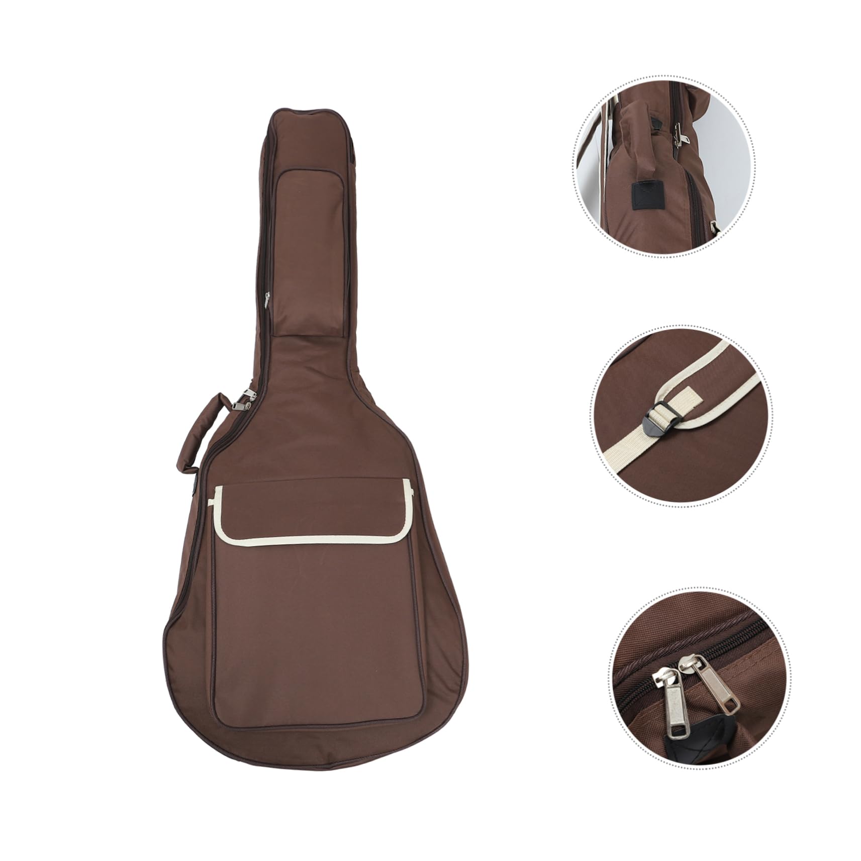 ifundom 40/41 Inch Gig Bag Electric Guitar Padded Cotton Guitar Backpack Double-shoulder Straps Handle