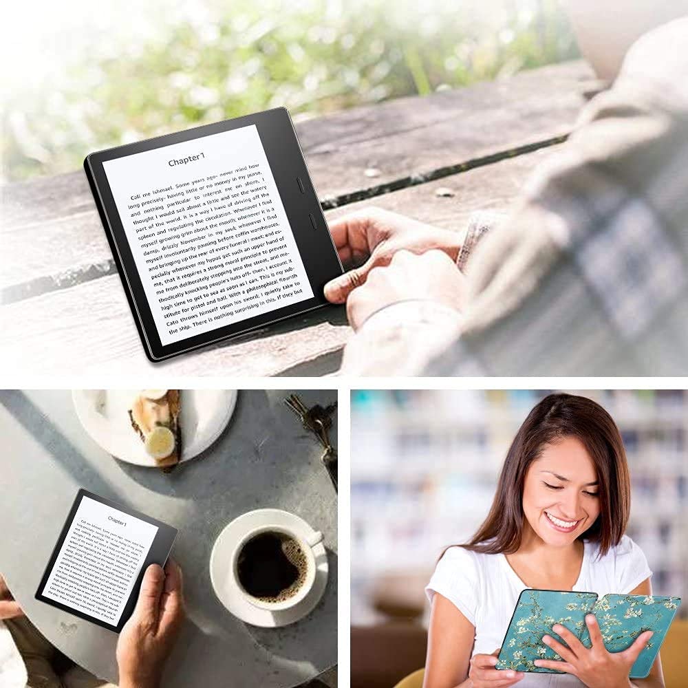 Kindle Oasis malowane skórzane etui ochronne, pasuje tylko do wszystkich nowych urządzeń 7-calowych Kindle Oasis [10. generacji, wydanie z 2019 i 9. generacji, wydanie 2017]