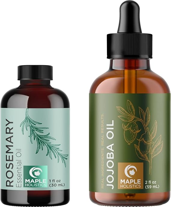 Pure Rosemary and Jojoba Oil Set Refreshing Rosemary