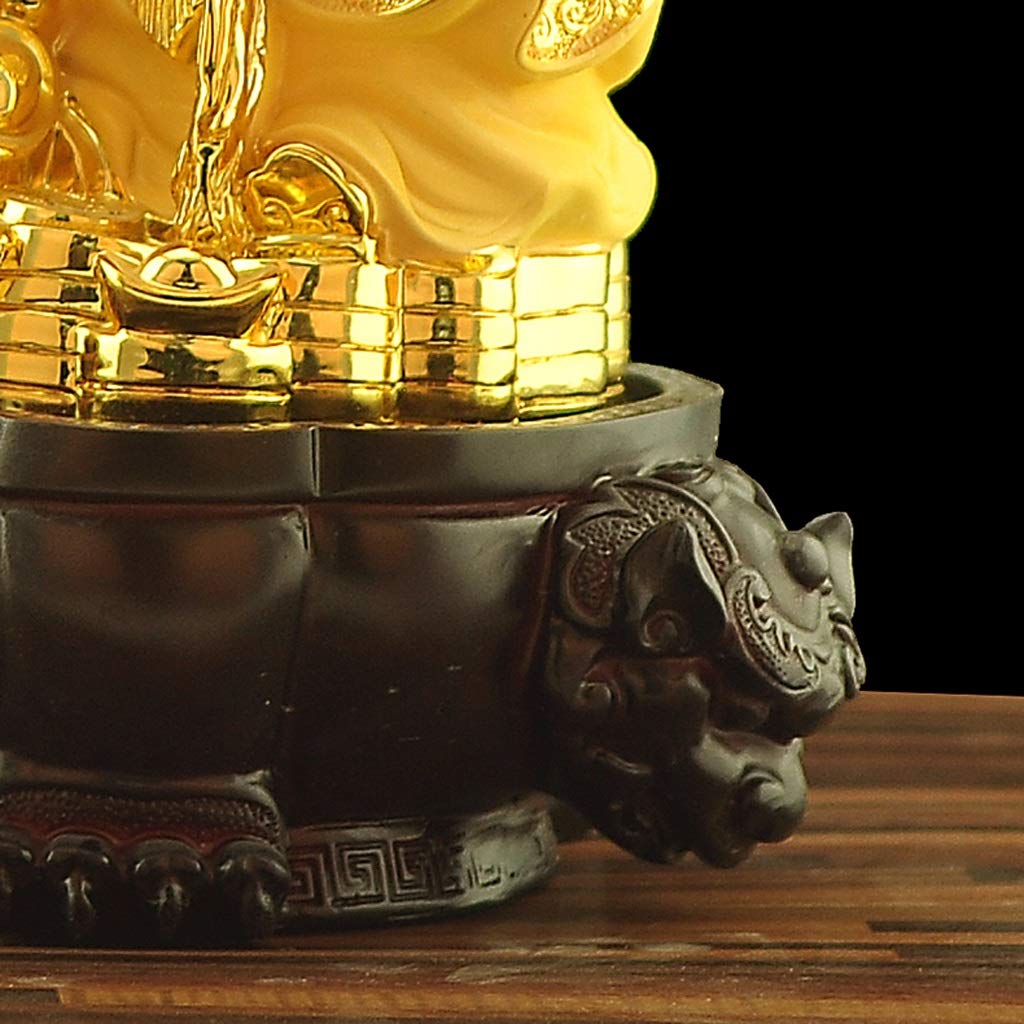 Posągi Feng Shui Dekoracja domu Przyciągaj bogactwo i szczęście Wystrój Feng Shui Wykwintne prezenty urodzinowe i parapetówkowe Salon Rzemiosło Dekoracje Dekoracje posągów