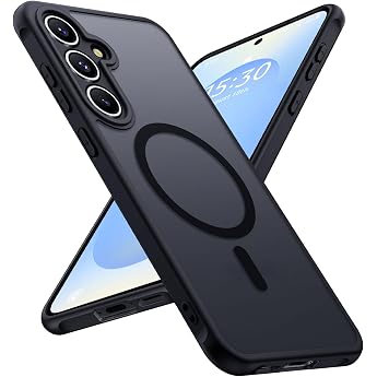 MagSafe Compatible US Military StandardHolidi Galaxy S25 Case MagSafe Matte Texture Magnet-Compatible US Military MIL Standard Full Protection Wireless Charging No Yellowing Double Structure Galaxy