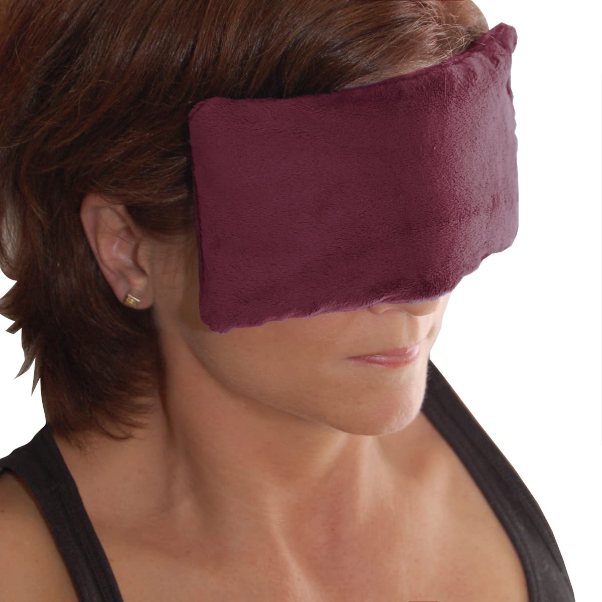 Herbal ConceptsHerbal Concepts Aromatherapy Rectangular Shaped Microwaveable Wrap Made of Organic Flaxseed, Yarrow, & Hops for Eye | Eye Pack Relieves Sinus & Headache | Available in Mauve