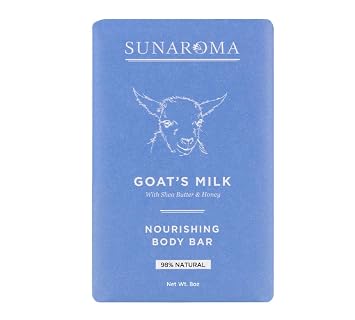 SUNAROMA Soap - 8.5oz Goat*s Milk with Shea Butter and Manuka Honey