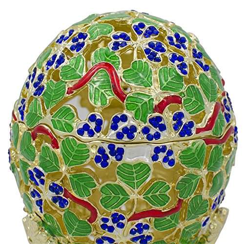 Bestpysanky 1902 Clover Leaf Royal Imperial Easter Egg #TOP5