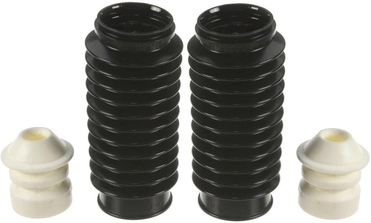 Replacement Pair Set of 2 Front Suspension Strut Bumpers and Bellows Kit for Dodge Ford Lexus Mechanics Choice for Acura