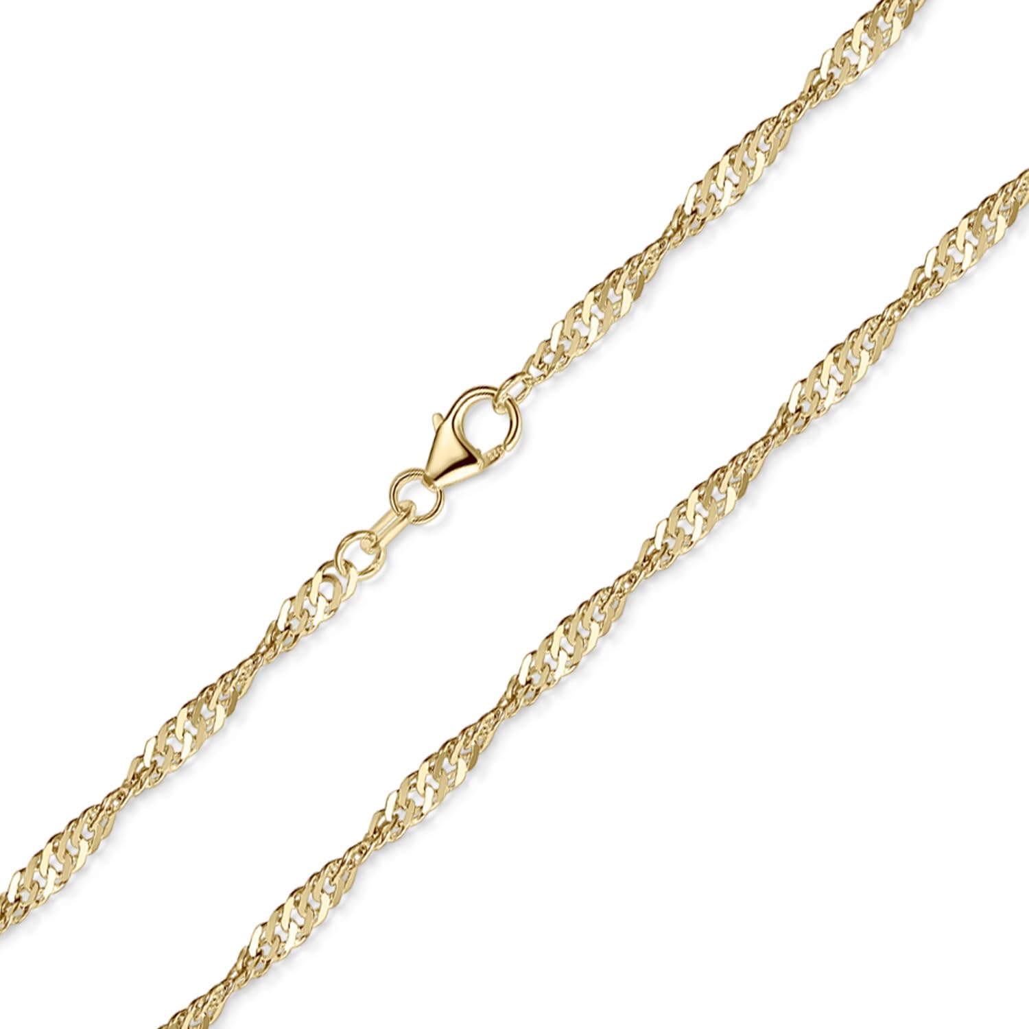 MATERIA by Matthias Wagner Collana Singapore in argento 925 placcato