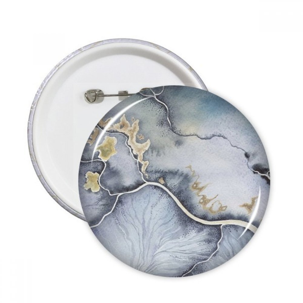 Badge rond aquarelle XL DIYthinker idée cadeau déco vêtement