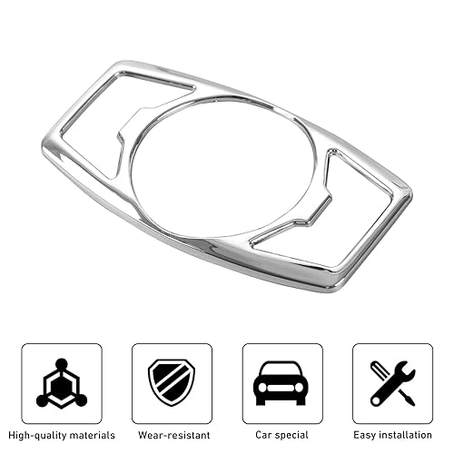 Miniatura 3 de Linskip Cubierta de control de luz compatible con Ford F150 2015 2016 2017 2018 2019 2020, para faros Mustang 2015-2022 de haz alto antiniebla,