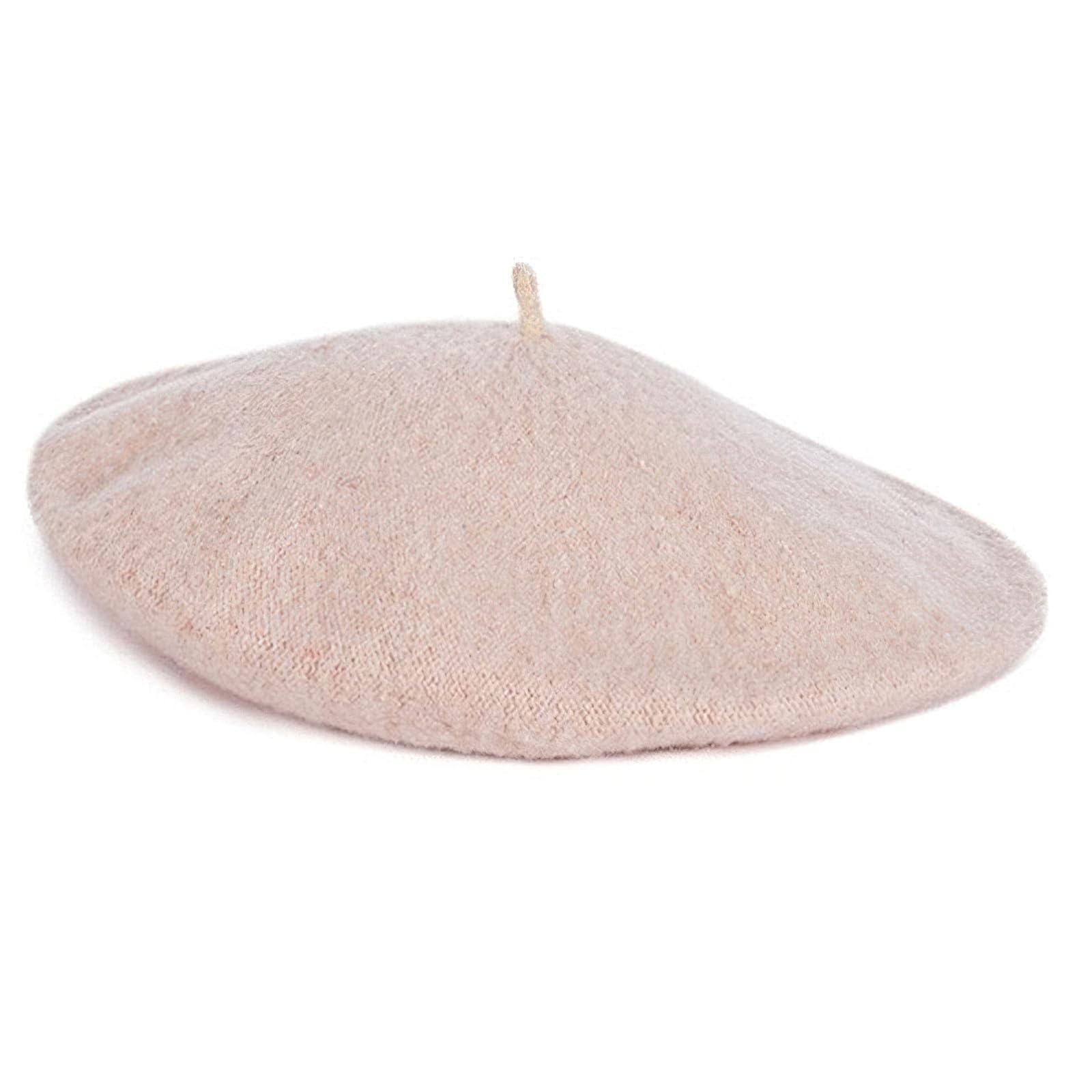 Anei Women's Off-White Classic Wool Berets For ,Stylish French Beret Hats， Autumn And Winter England Retro Hundredwith Autumn Octagonal Beret