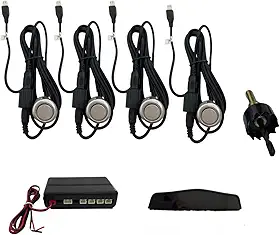 Sensor de Estacionamento Universal 4 Pontos Preto