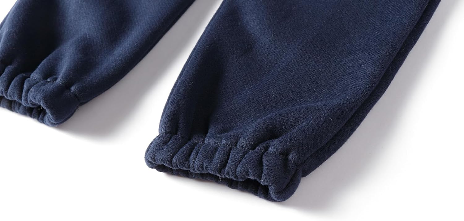 Mud Kingdom Girls Boys Drawstring Sweatpants Solid Colors Elastic Waist Slant Pockets 2-10 Years