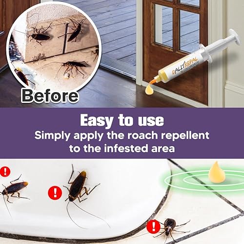 Miniatura 3 de Repelente de cucarachas, repelente natural de cucarachas, repelente de cucarachas para el hogar, automóvil, mascotas y personas, fácil de usar,