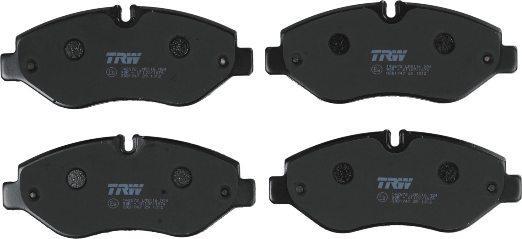 TRW Automotive AfterMarket GDB1747 pastilla de freno