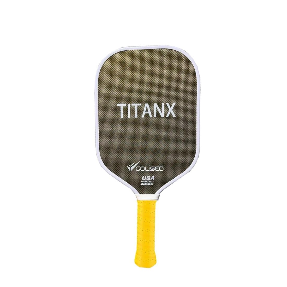 Coliseo TitanX Pickleball Paddle – 16mm T700 Raw Carbon Fibre Thermoformed Paddle | Lightweight Pro Pickleball Racket with Frosted UV Texture, PP Honeycomb Core - Sleeve Included-image-48
