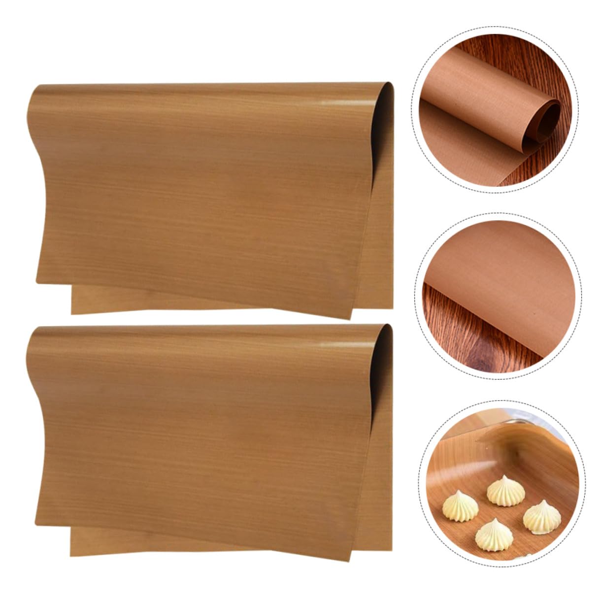 Amosfun 8 Hojas paño para hornear planchas de asar planchas para asar alfombrilla reutilizable para moldes para pasteles alfombrilla para hornear sarten parrilla alfombrilla para horno