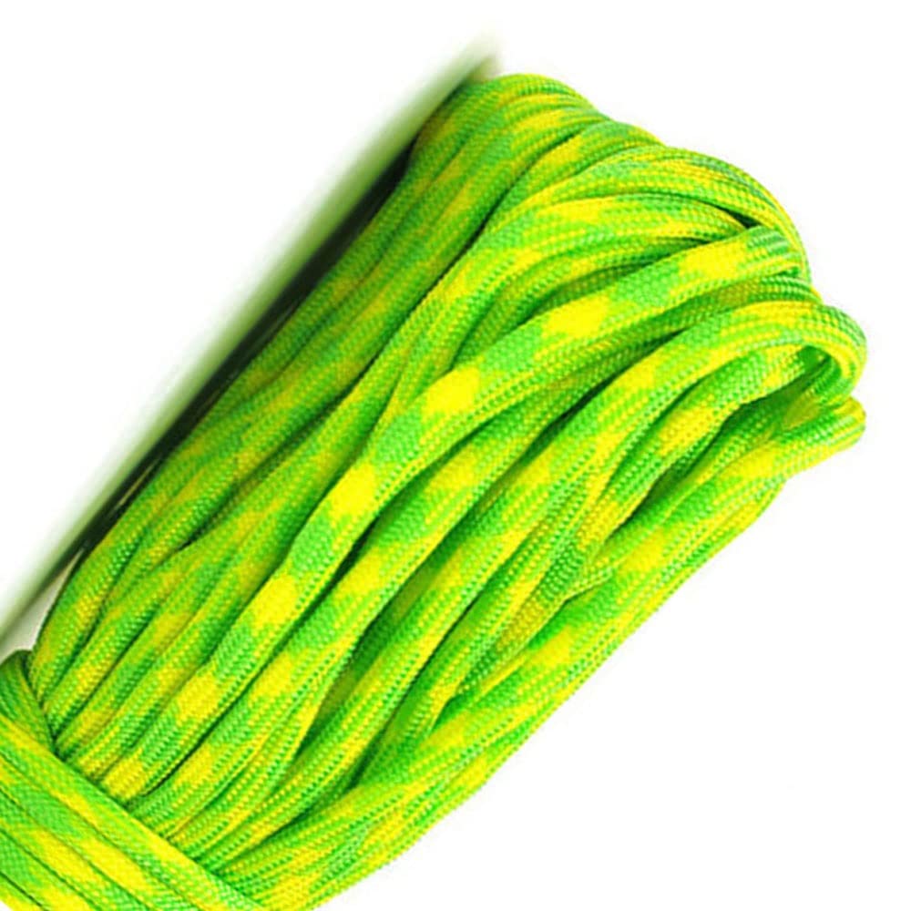 ZZDZW Paracord Rope,Diameter 4mm, Long100ft，14 Colors, 550 Parachute Cord Survival Rope Kit Camping Rope Bulk Rope Leash,for Awning Bracelets Jig Keychain Carabiner