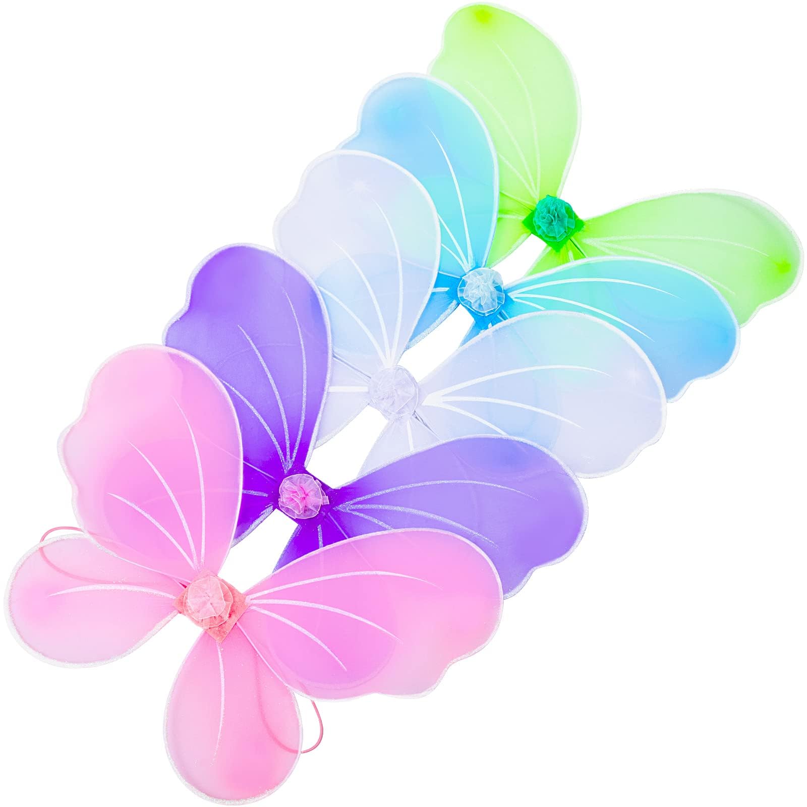Girls Fairy Wings Costume - Butterfly Wings for Kids, Little Girls Birthday Party and Halloween Dress Up