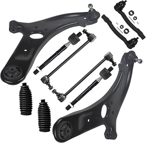 Miniatura 222 de Detroit Axle - Kit de suspensión frontal de 10 piezas para Ford Ranger Mazda B2300 B2500 B3000 B4000, 2 brazos de control superiores, 2 rótulas
