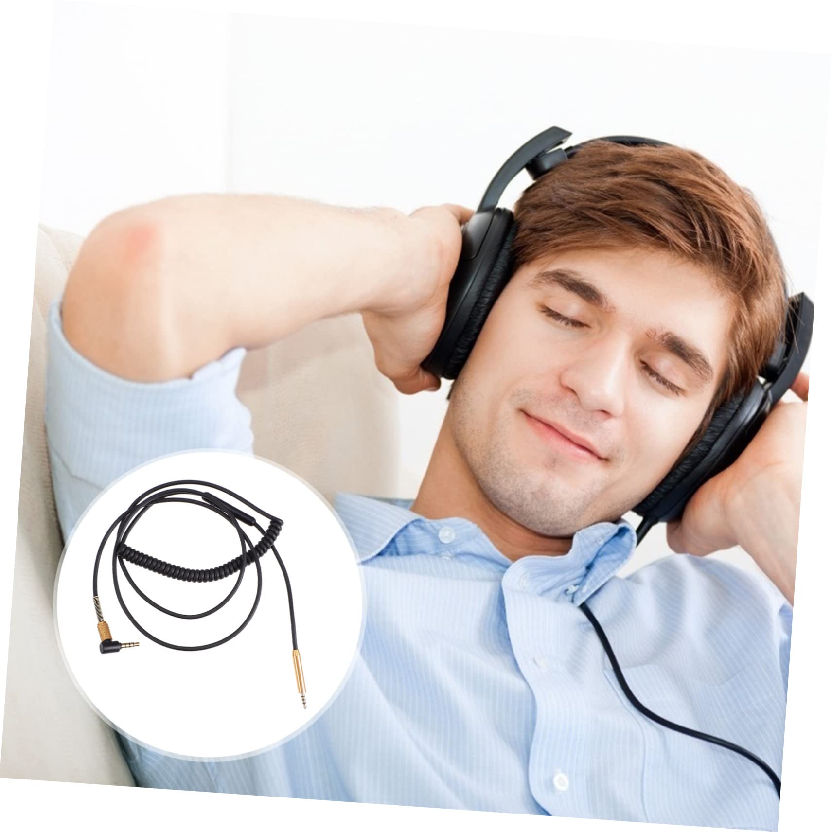 OSALADI 3pièces Câble Audio Pour Écouteurs Avec Contrôle à Distance Et Microphone Compatible Avec Pour Smartphones Et Autres Appareils