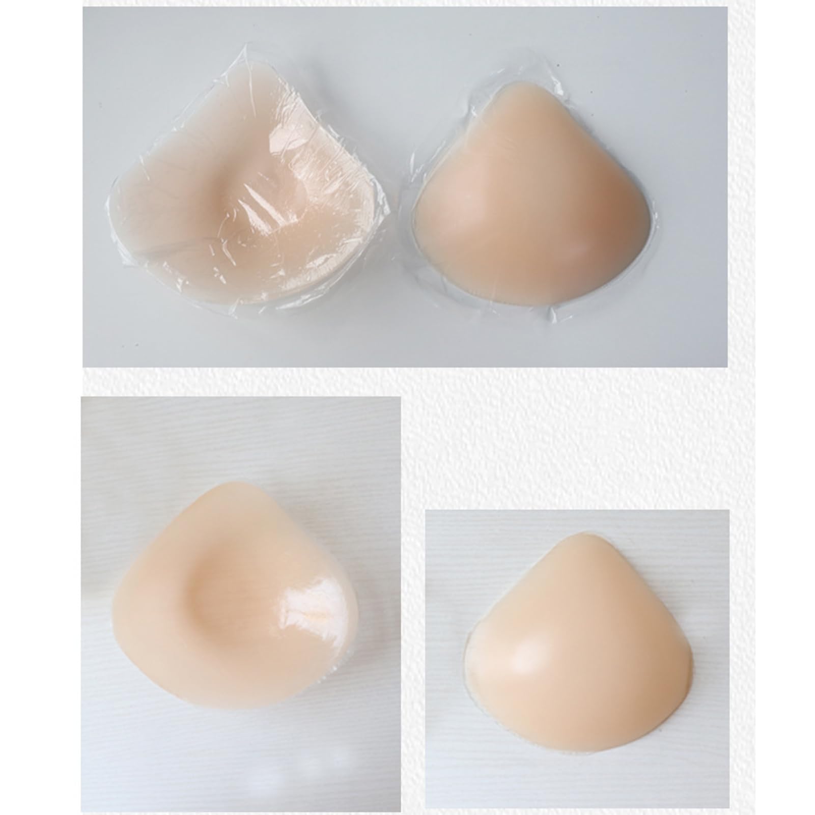 Formas De Pecho Postizas Autoadhesivas Silicona Con Relleno Sujetador Sin Costuras