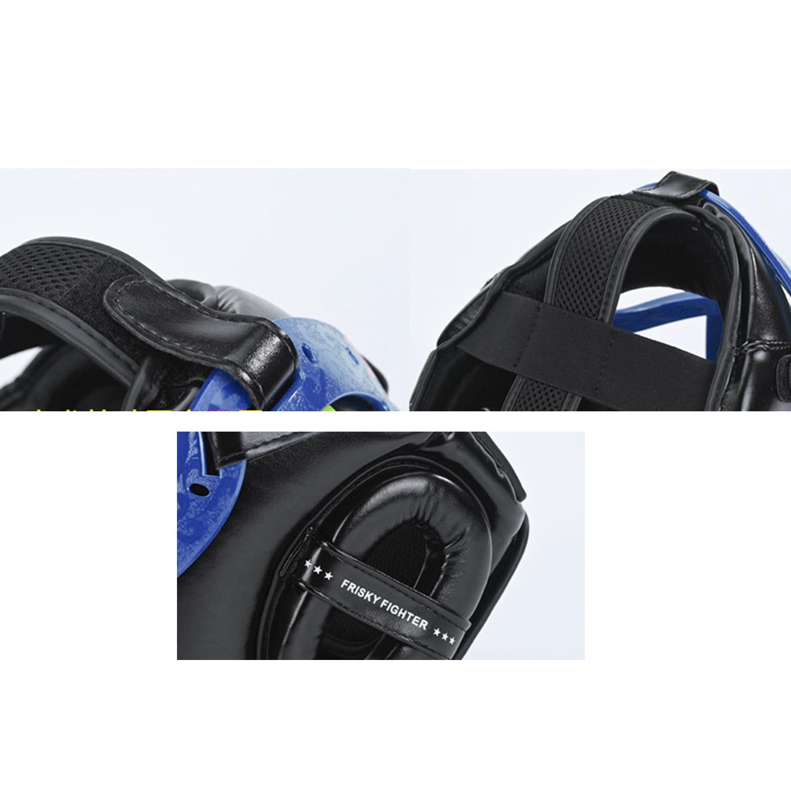 Casco da Imbottito con Protezione Completa per Fronte E Orecchie per Karate