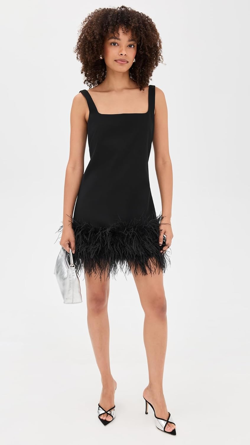 Tanya Taylor Women's Barton Feather Dress - Image 5