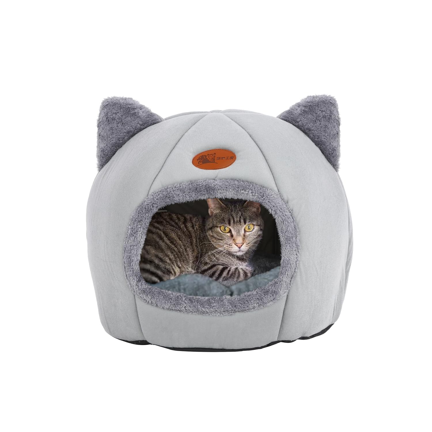 NSK 猫ベッド ペットベッド キャットハウス ドーム型 暖かい ふわふわ 寒さ…