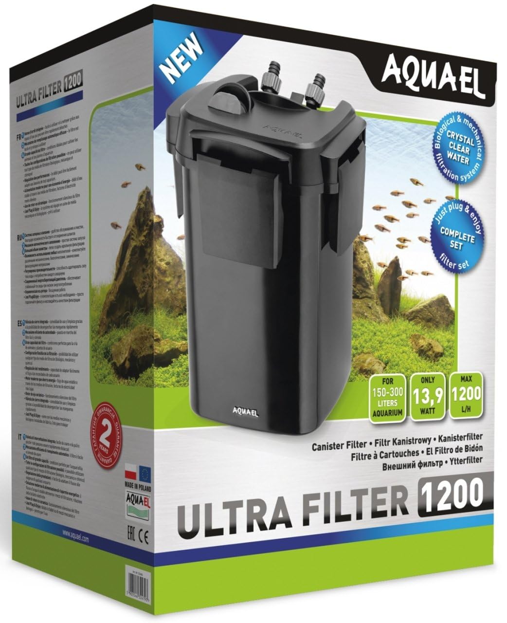 Buy Aquael Ultra Canister Filter Aquarium External Canister Filter