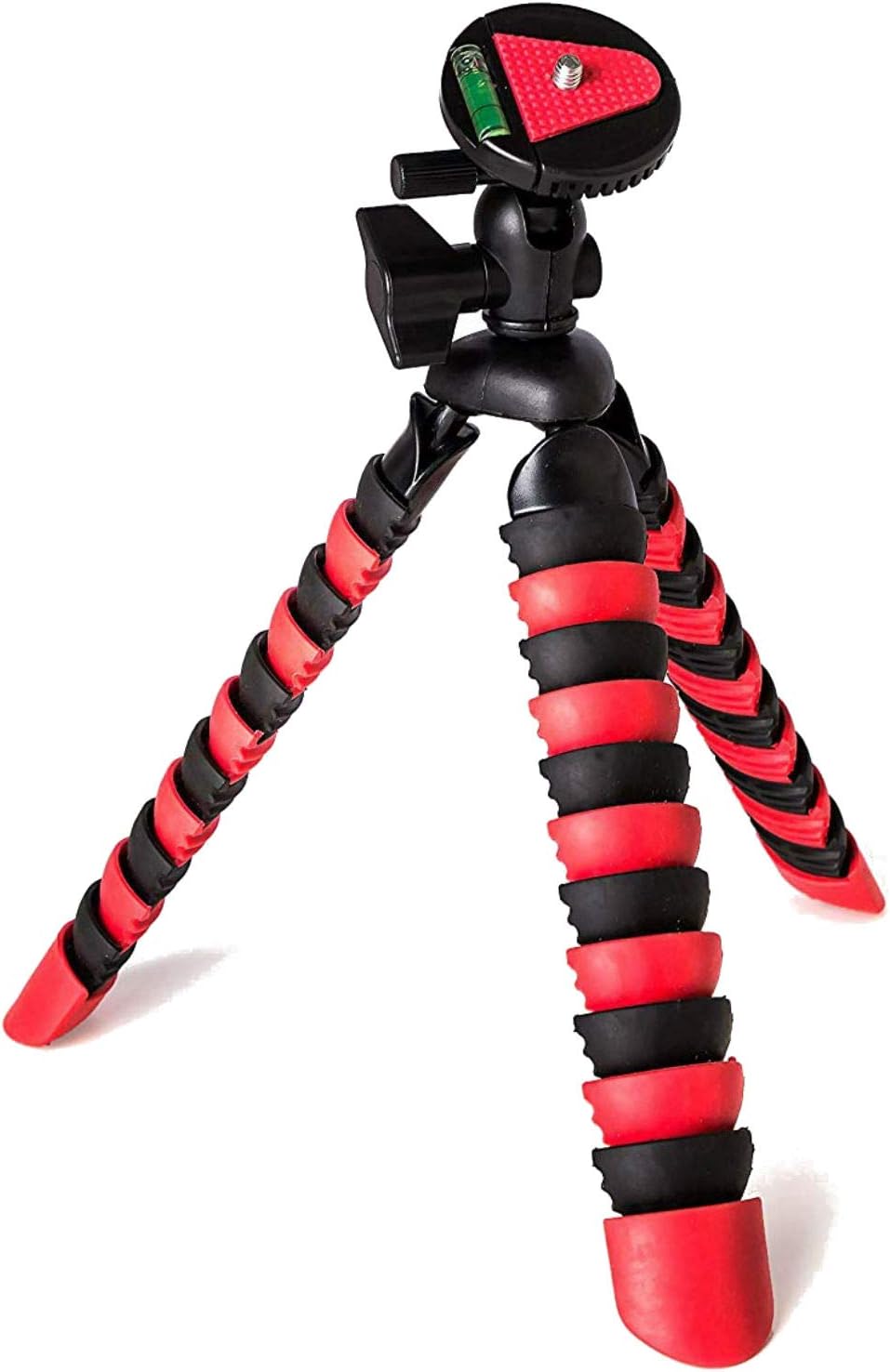 Eurosell Premium Tripod 1 - 28 cm Camera Tripod Flexible Tripod Stand for DSLR Camera Actioncam GoPro for Digital Camera Photo Video Tripod – Professional Quality – Spirit Level