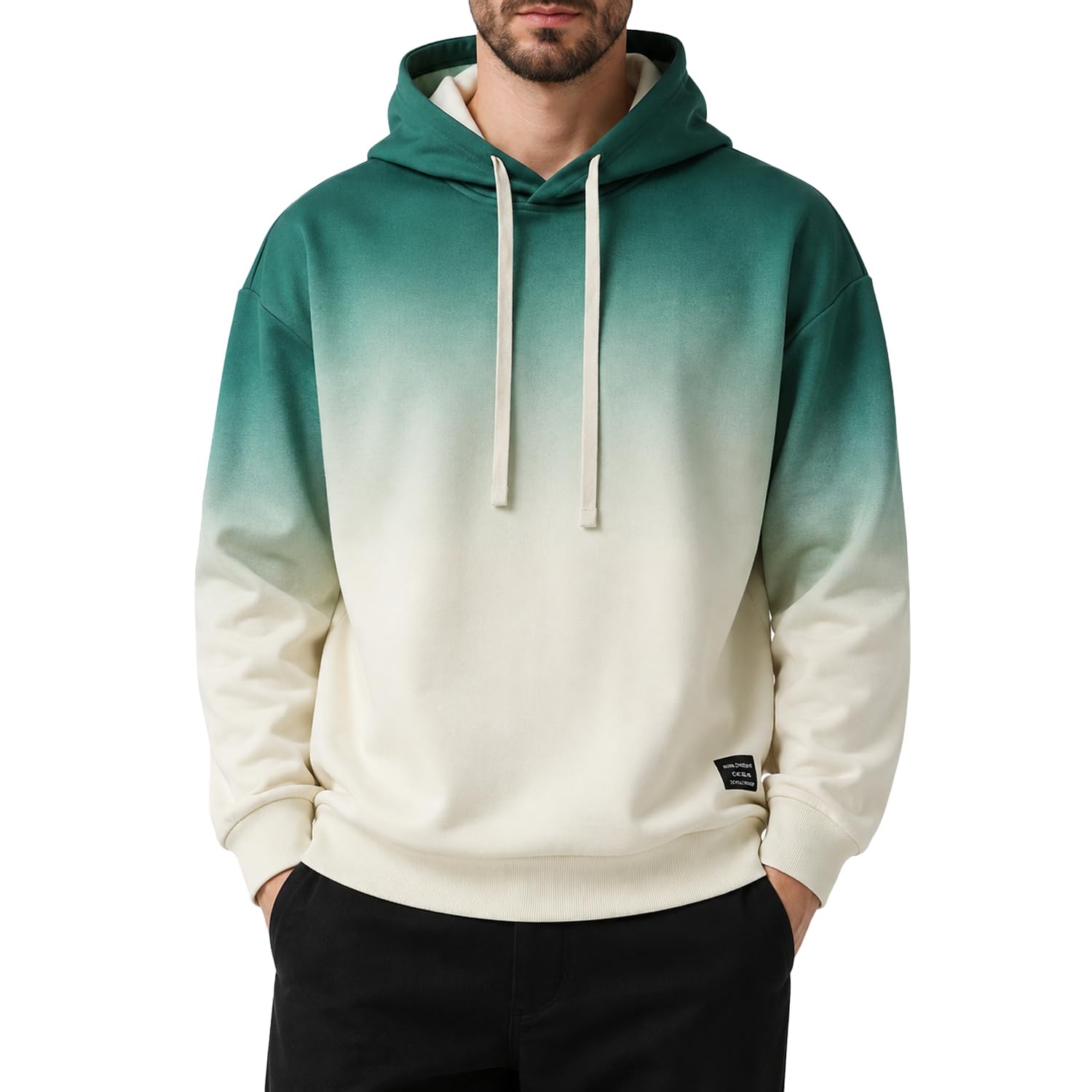Amazon.co.jp: [FJLTDCP] グラデーション パーカー メンズ 秋服 長袖
