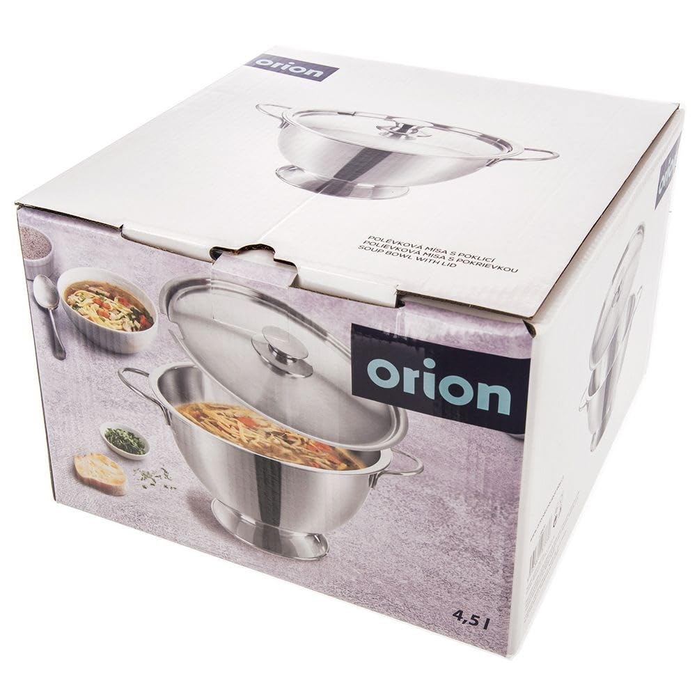 Olla sopera de acero inoxidable, 4,5 L