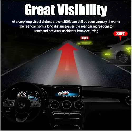 Miniatura 4 de 4 calcomanías reflectantes de advertencia abierta para puerta de automóvil, visibilidad nocturna, cinta protectora anticolisión, accesorios