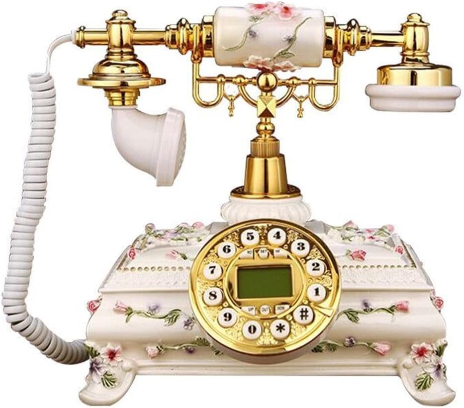 American antique craft European vintage old-fashioned decorative rustic antique home telephone landline