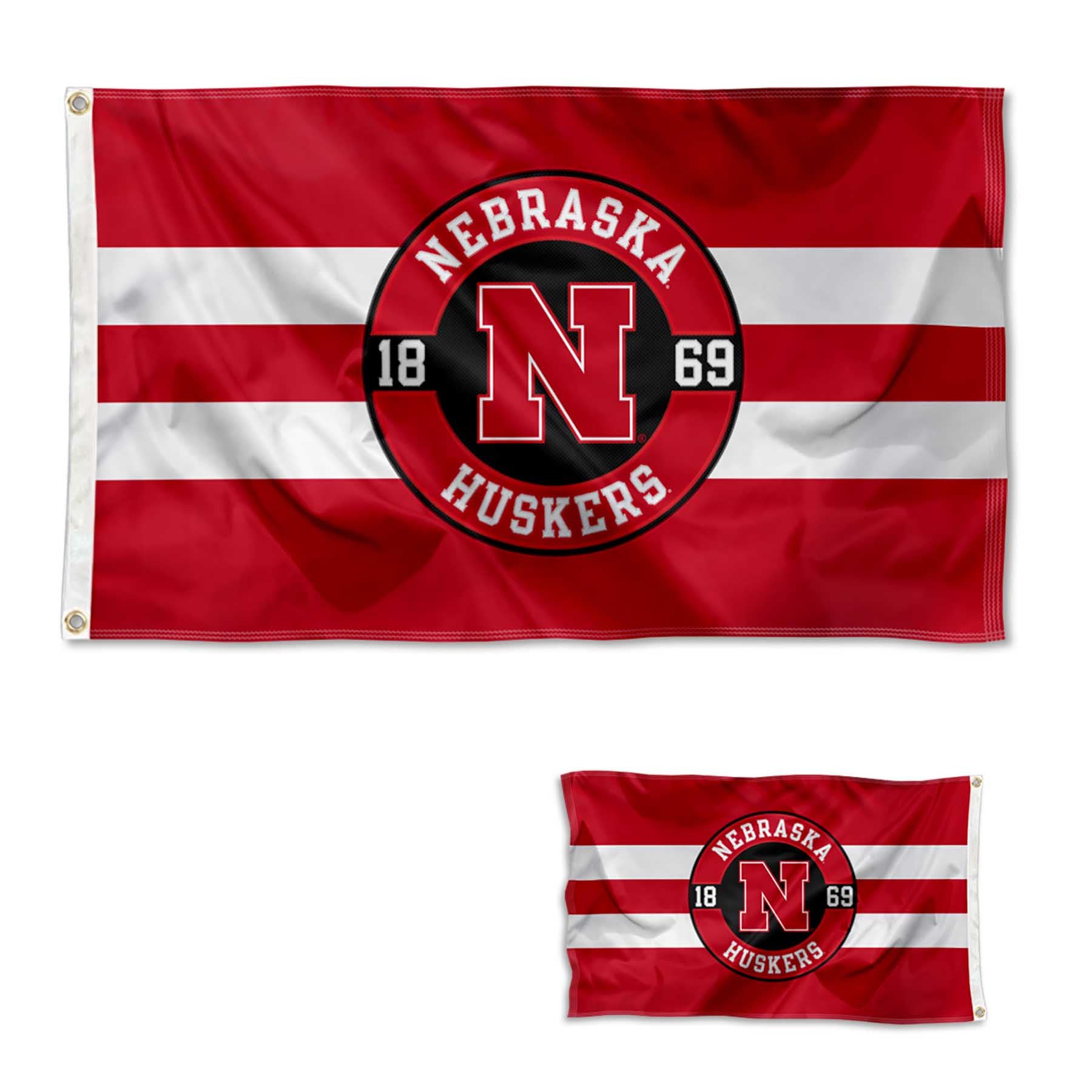 WinCraft Nebraska Cornhuskers Double Sided Embroidered Flag