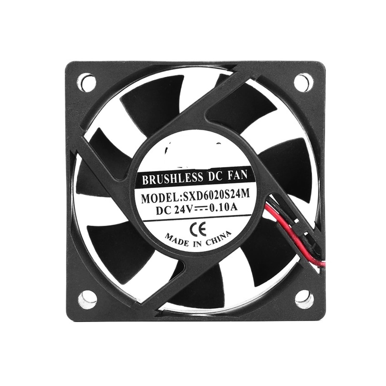 IVEKYKIBC 2pcs 24V 60mm Cooling Fan 2Pin 6020 60x60x20mm 6CM DC